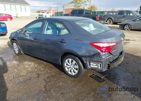 2014 Toyota Corolla Le from USA, damaged, VIN 2T1BURHE3EC035517